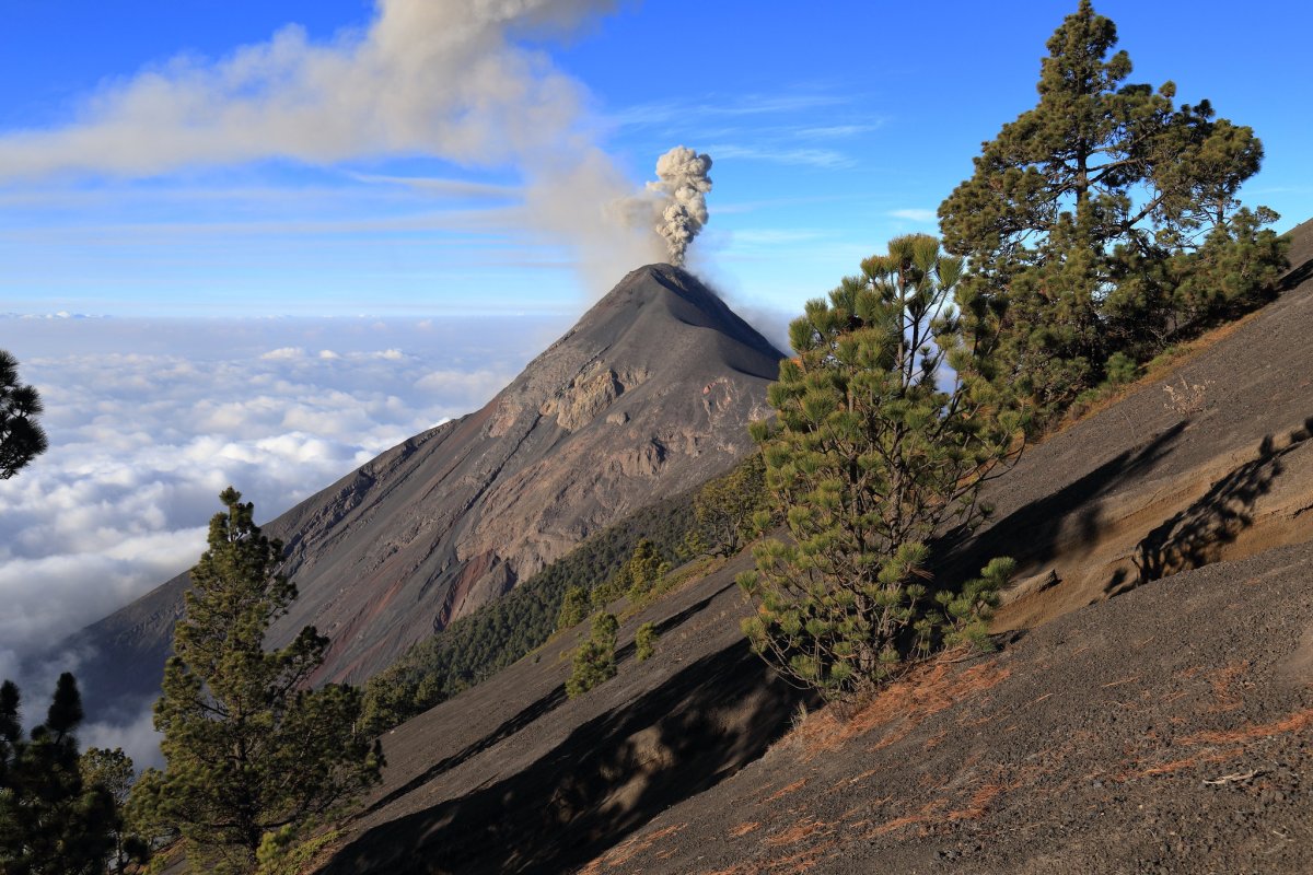 Scenic volcanic Mountain
