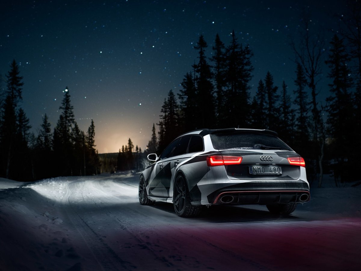 Audi rs6 avant Snow