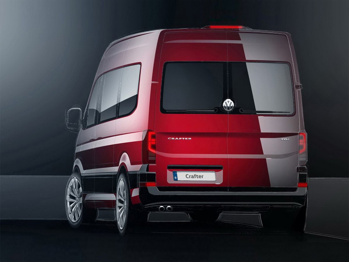 Volkswagen Crafter сзади