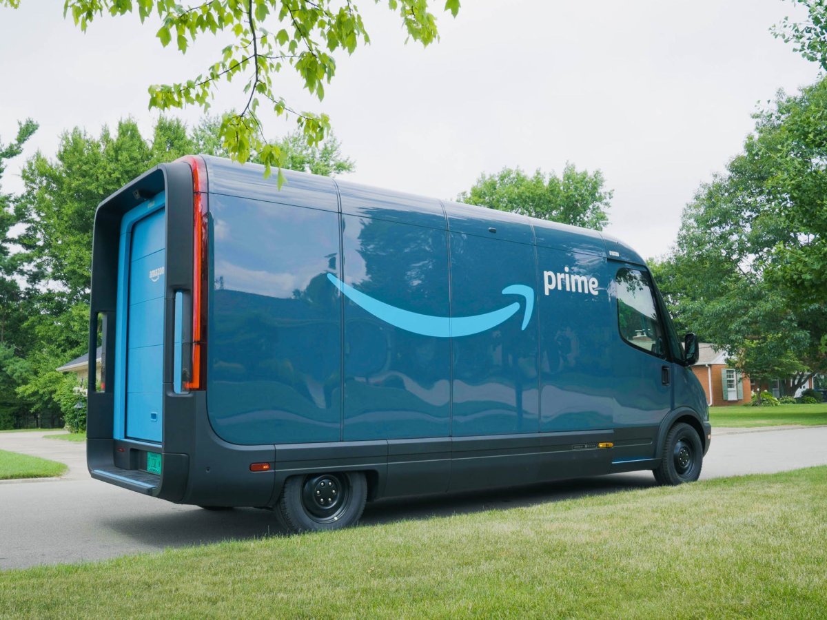 Rivian delivery van