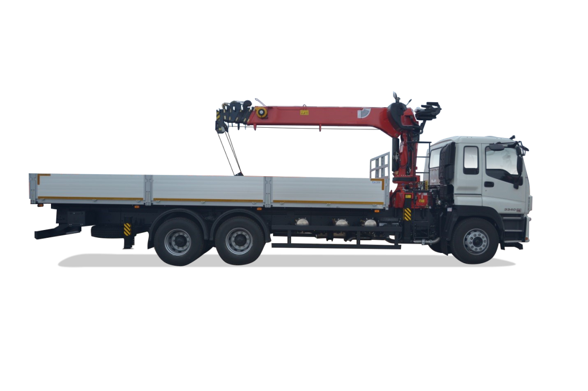 Isuzu Giga 6x4 бортовой с КМУ
