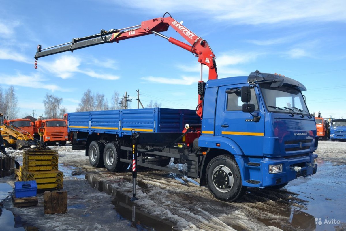 КАМАЗ 65117 С КМУ