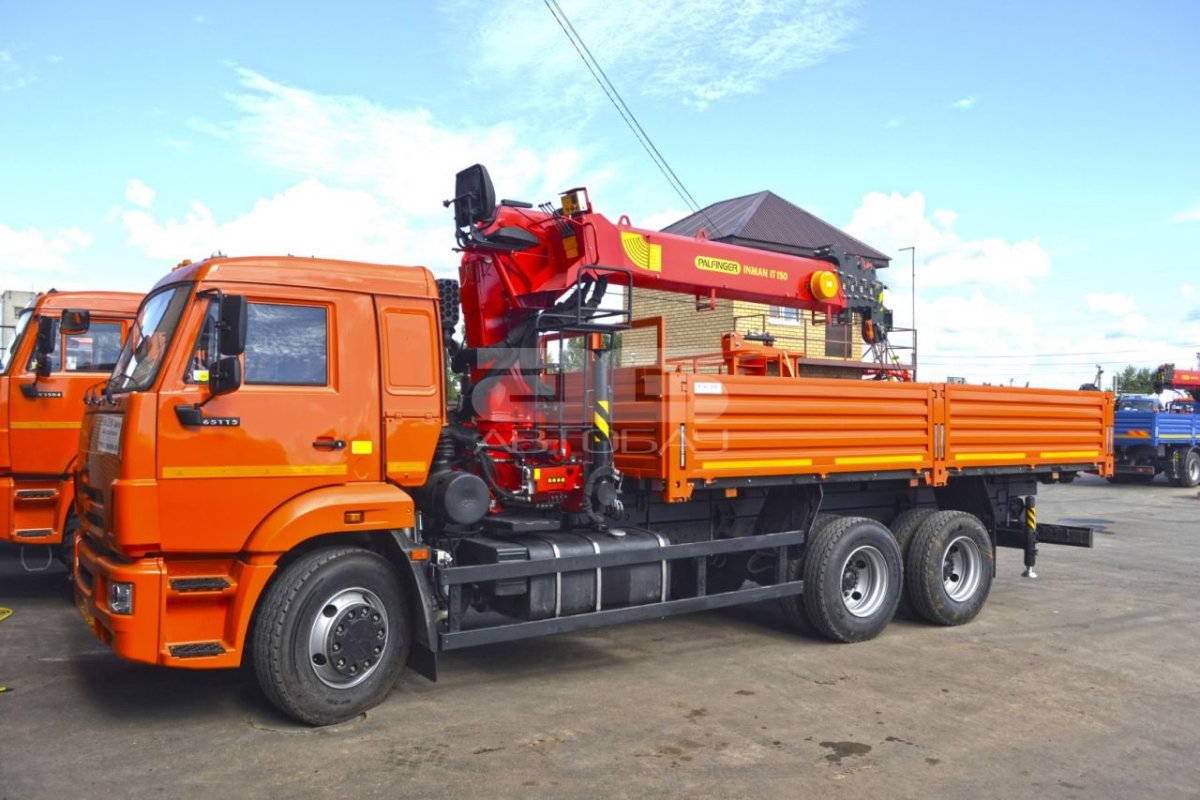 КАМАЗ,65117 С КМУ: Palfinger Инман it 150