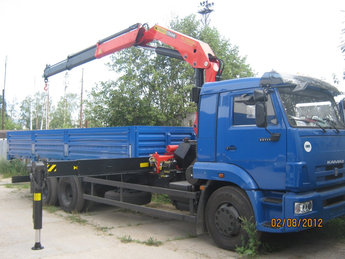 КАМАЗ С КМУ Палфингер 23500