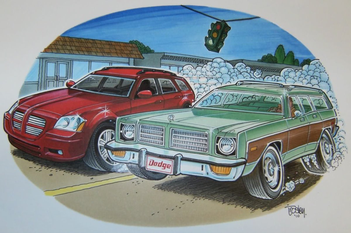 Car Wagon Art