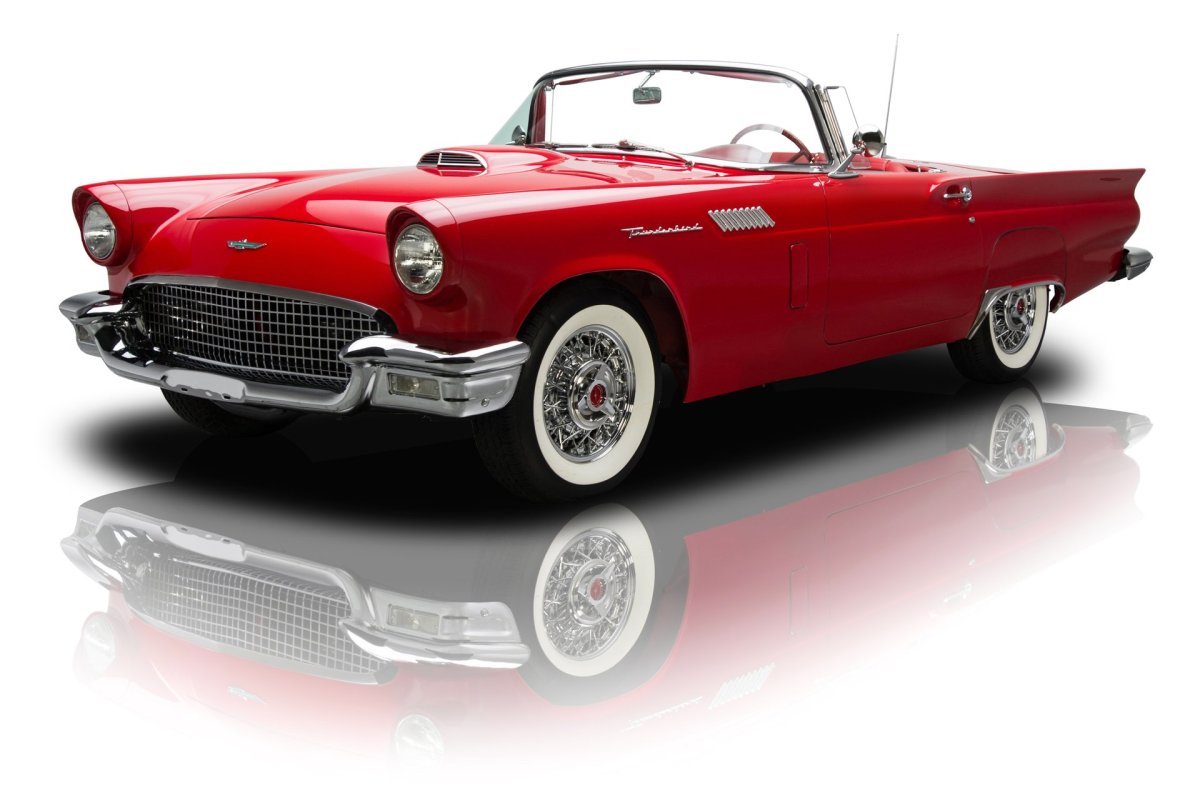 Ford Thunderbird красный