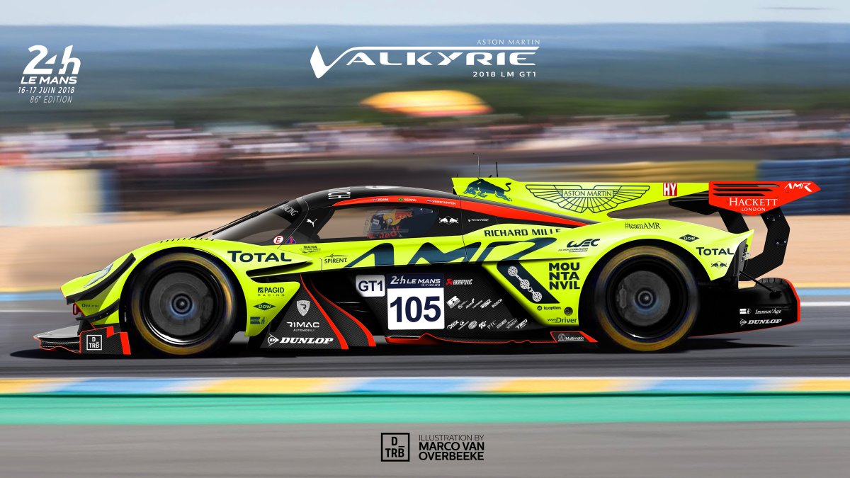 Aston Martin ливрея Ле ман