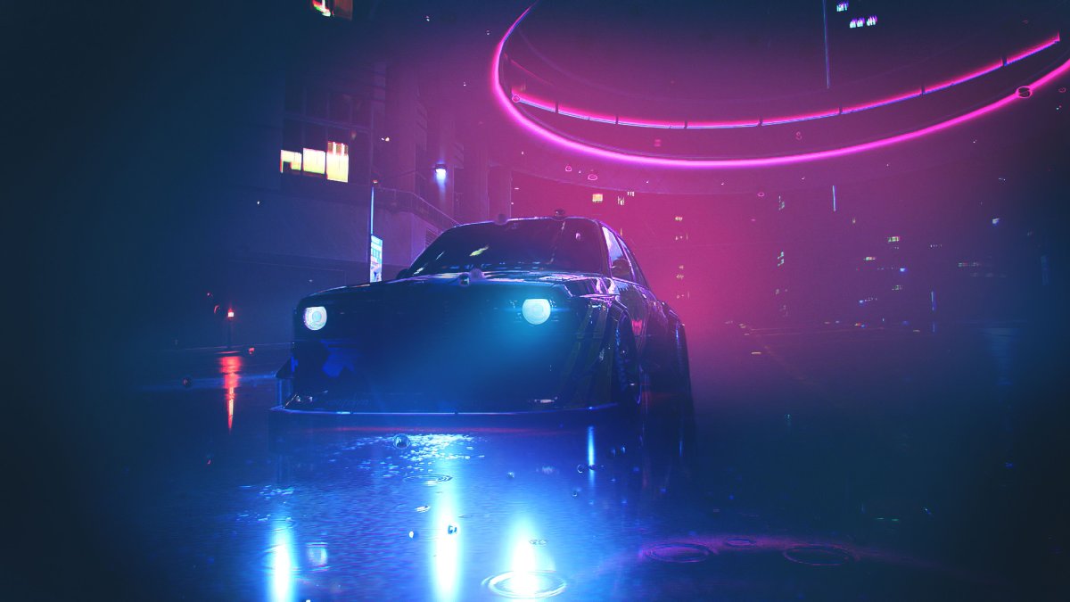BMW m2 неон NFS 2015