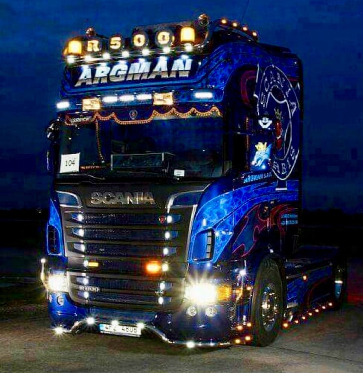 Scania v8 Tuning Night