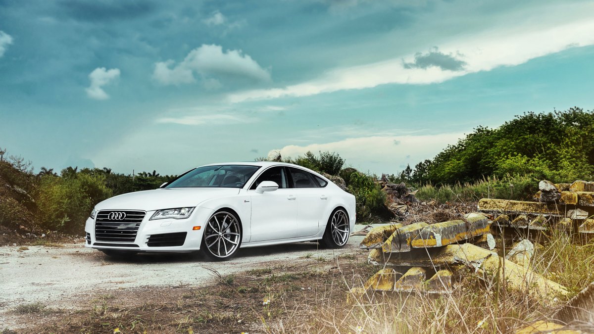 Audi a7 белая