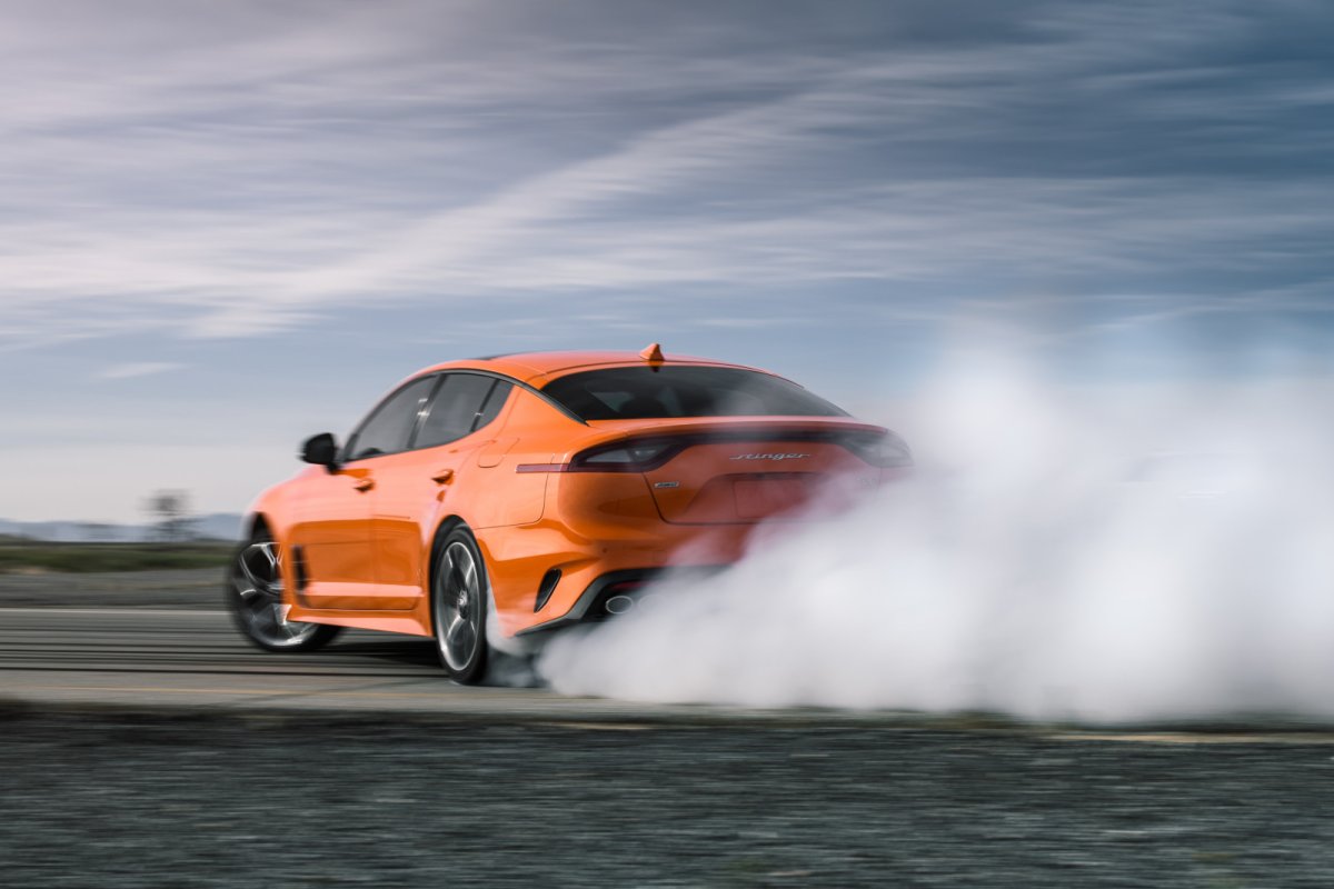 Kia Stinger дрифт