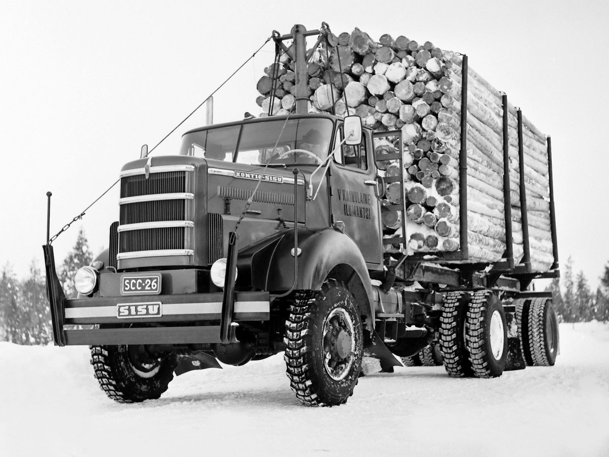 Финский лесовоз sisu