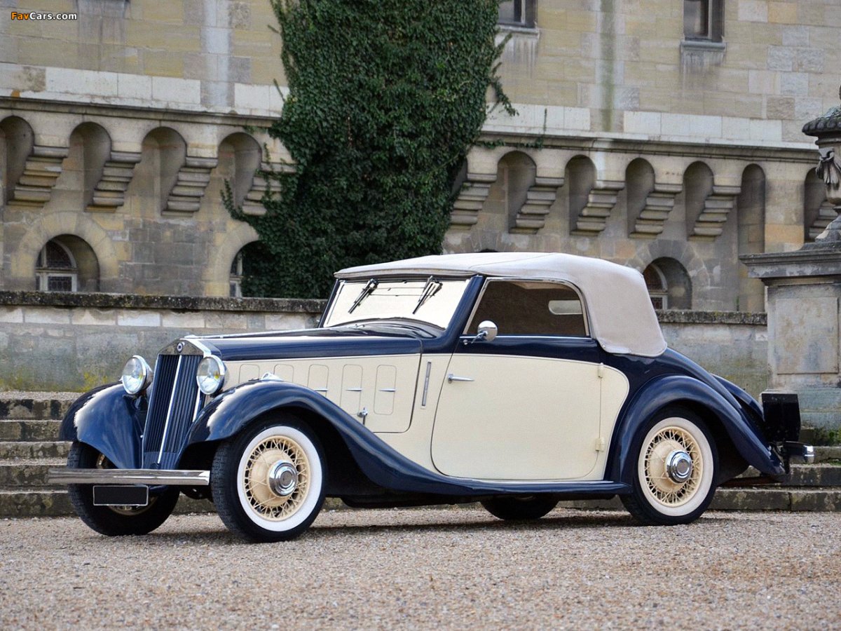 1931 Lancia Artena Cabriolet.