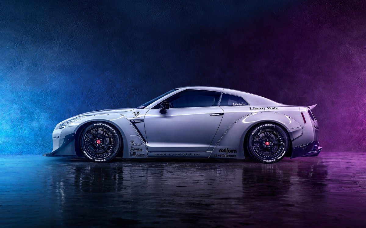 Nissan GTR 4к