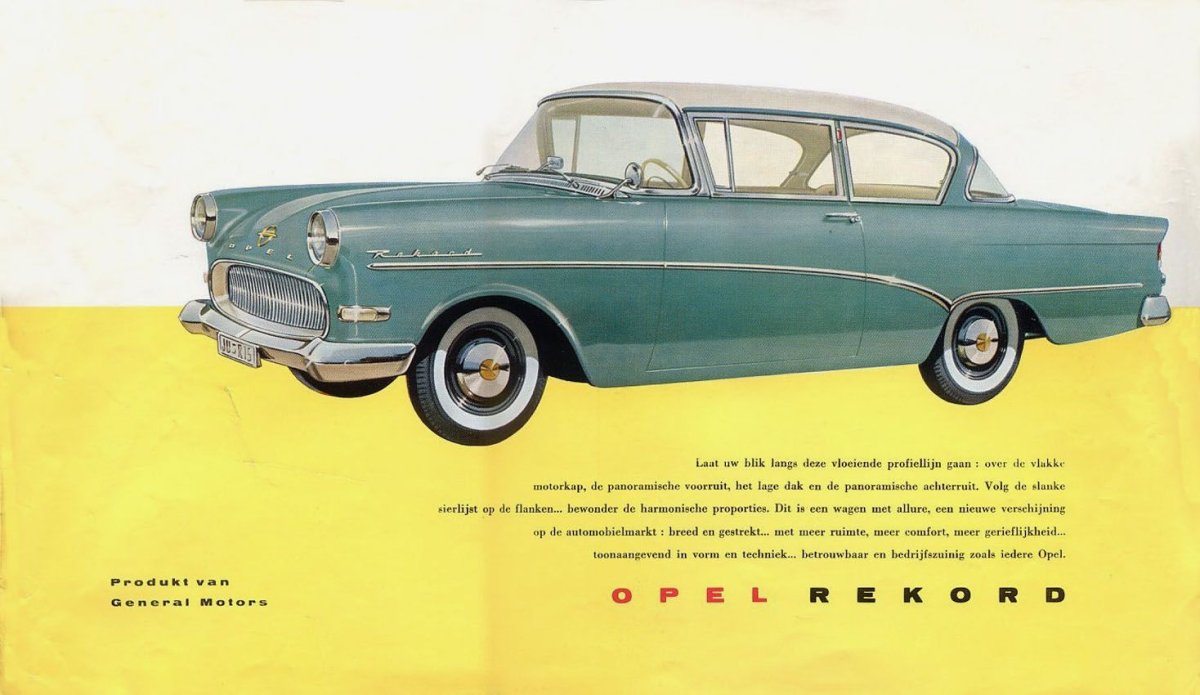 1965 Opel Rekord Brochure