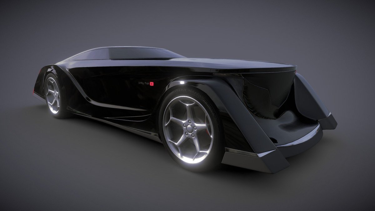 High Poly car