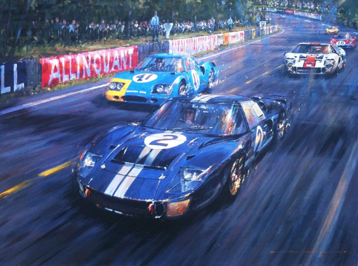 Ford gt le mans 1966 Art