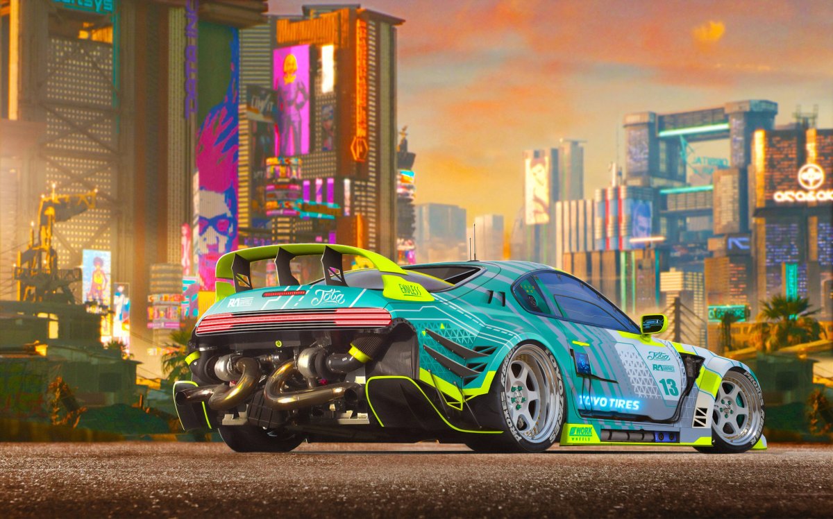 Toyota Supra Cyberpunk 2077