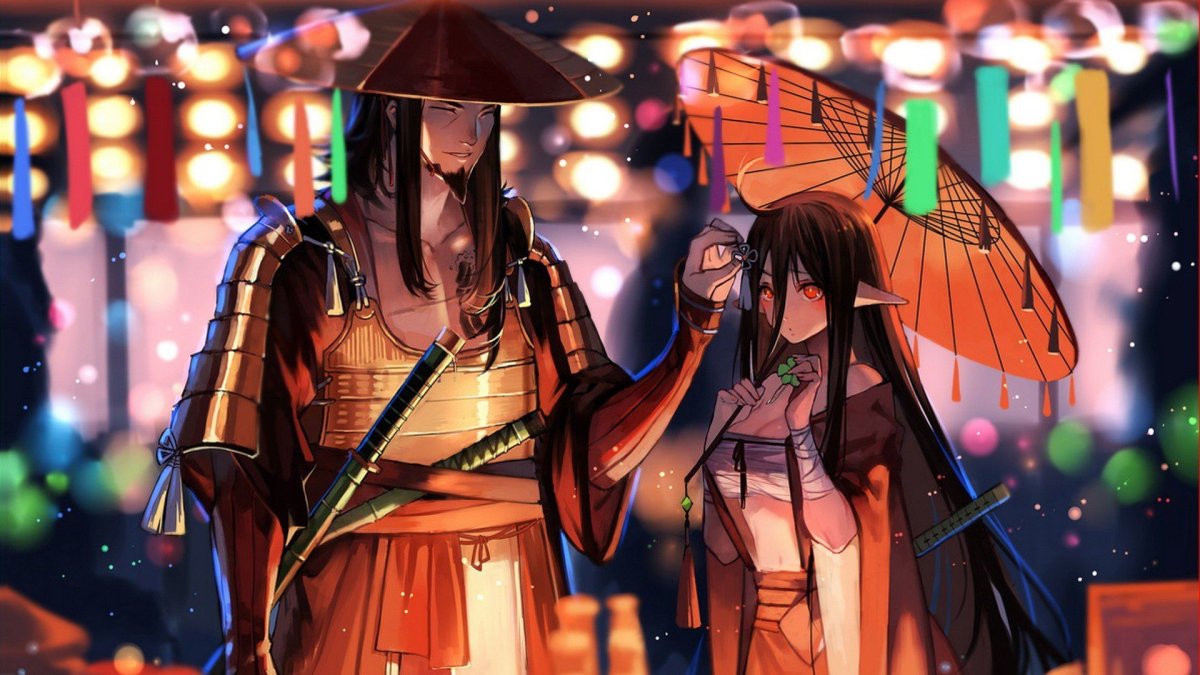 Pixiv Fantasia Самурай