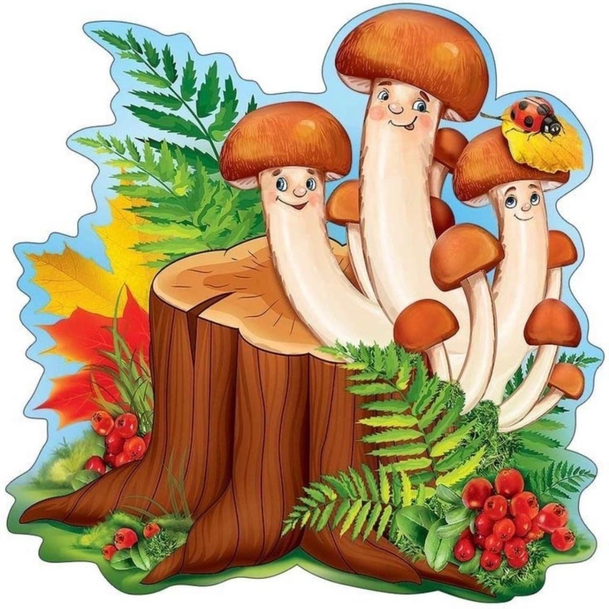 Рисунки грибов