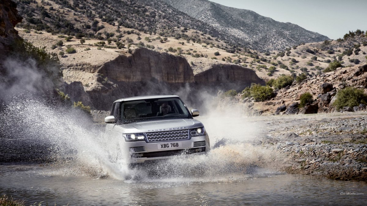 Land Rover range Rover в горах