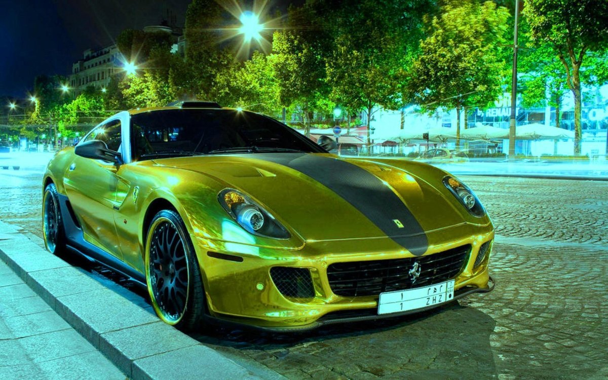 Ferrari 599 GTB из чистого золота