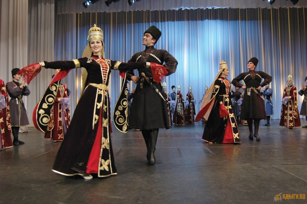 Адыгейские танцы ансамбль Адыги