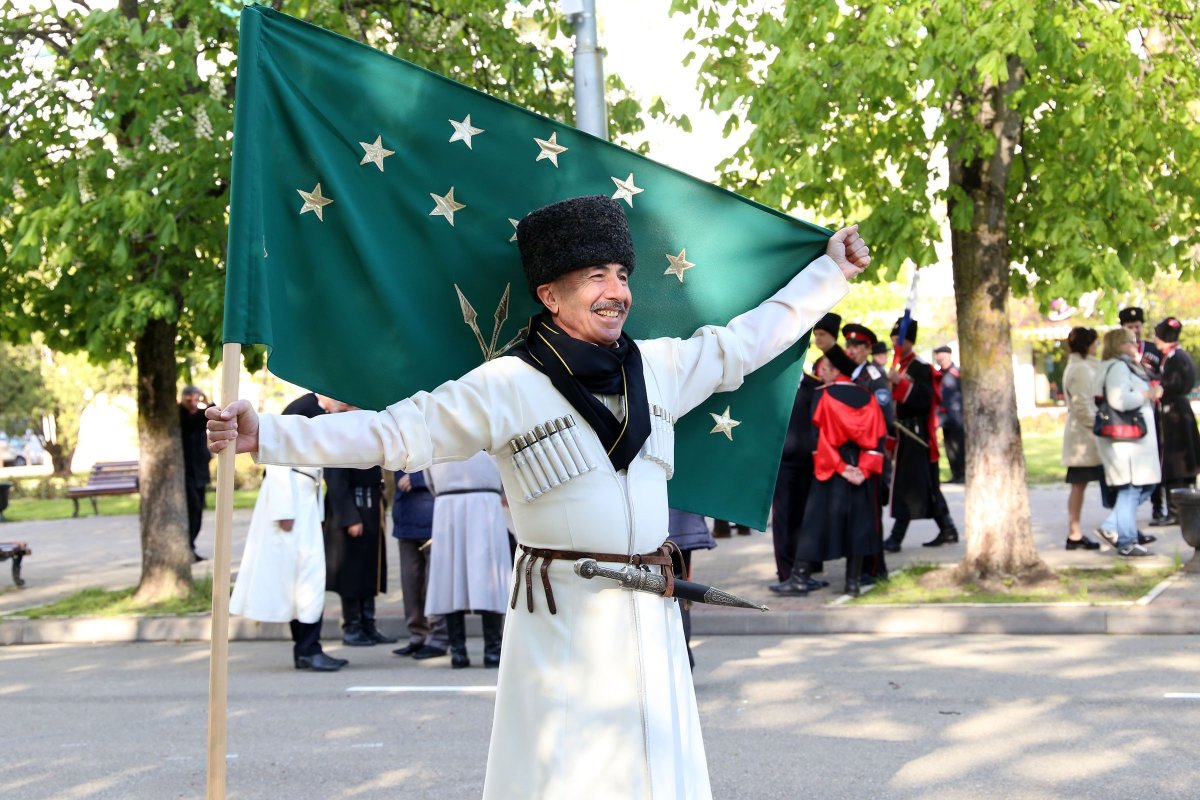 Черкес Адыгея флаг