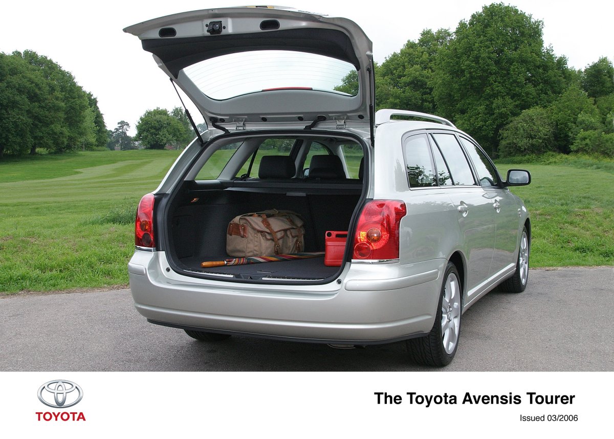 Toyota Avensis 2008 универсал багажник