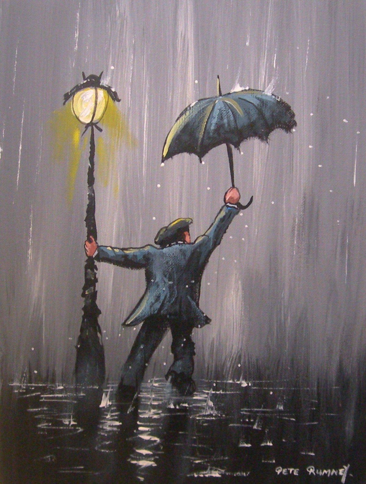 Pete Rumney художник Rain