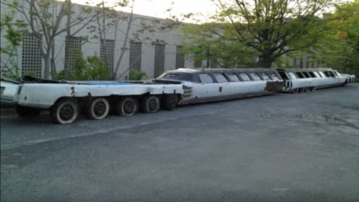 Cadillac Eldorado 1976 самый длинный лимузин