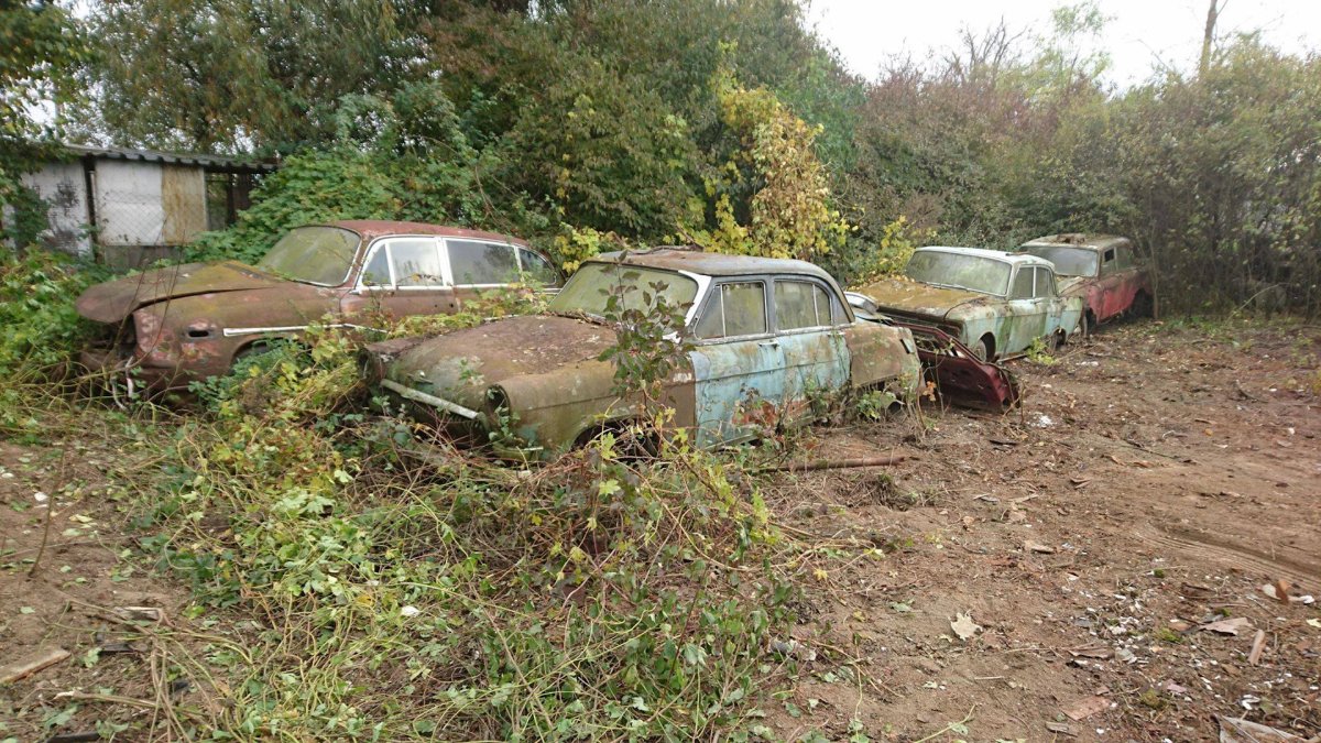 Брошенные советские автомобили