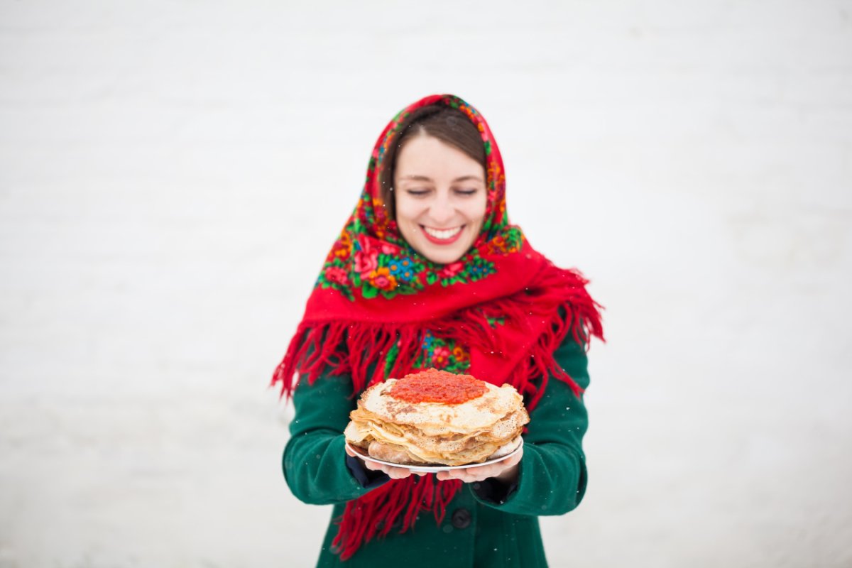 Масленица девушка