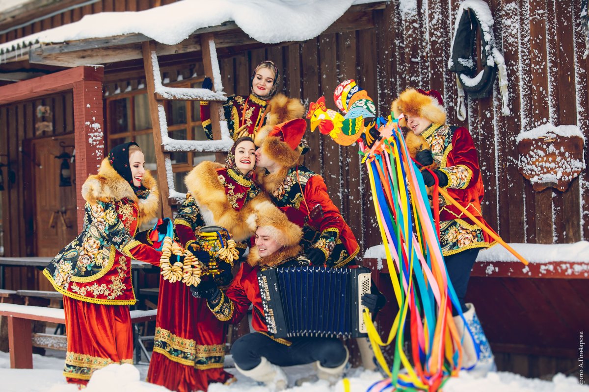 Народные гуляния на Масленицу