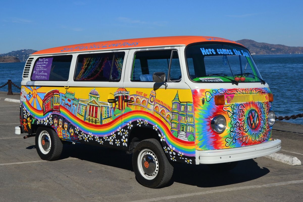 VW t1 хиппи