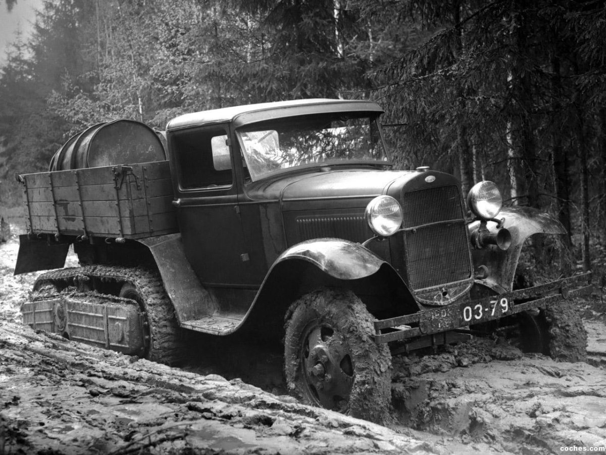 ГАЗ-А полугусеничный 1934