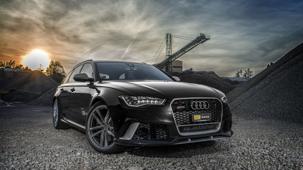 Audi rs6 Tuning Black
