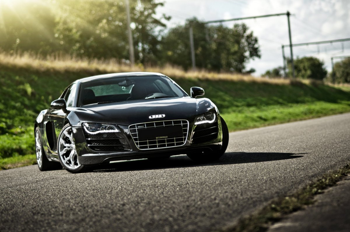 Ауди r8 черная