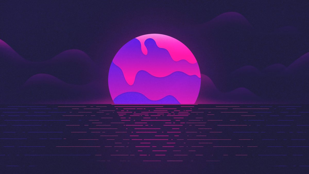 Неоновые обои