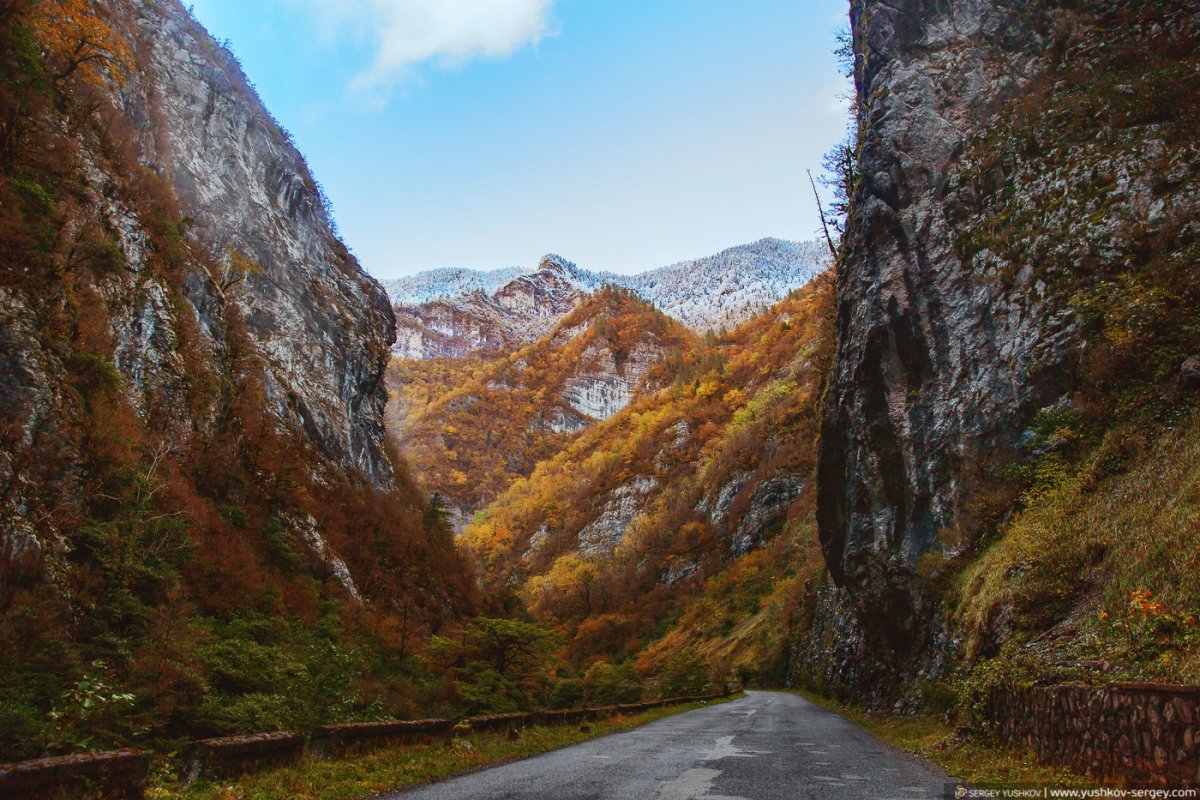 Юпшарский каньон Абхазия