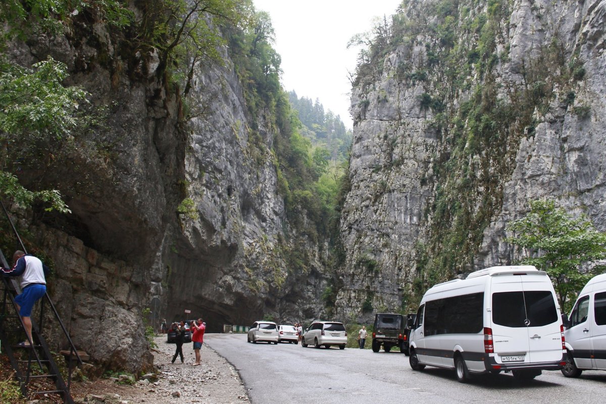 Юпшарский каньон в феврале
