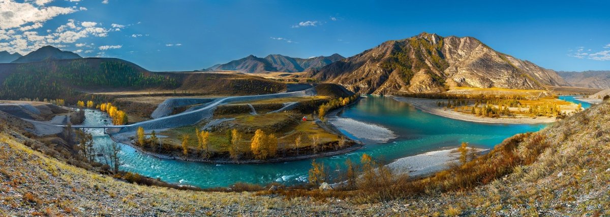Катунь горы панорама