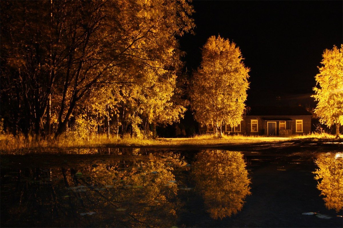 Осень вечер