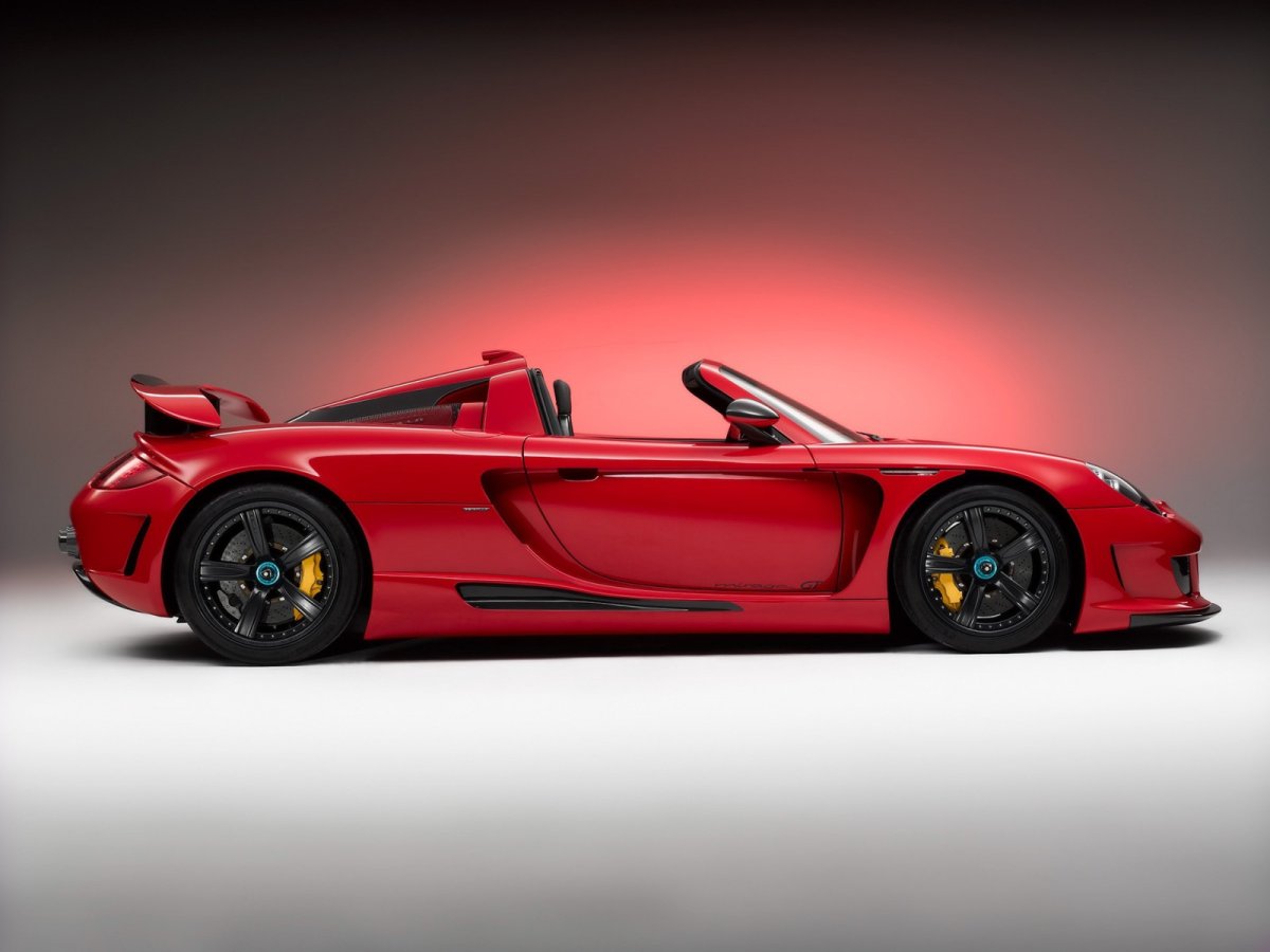 Porsche Carrera gt красный