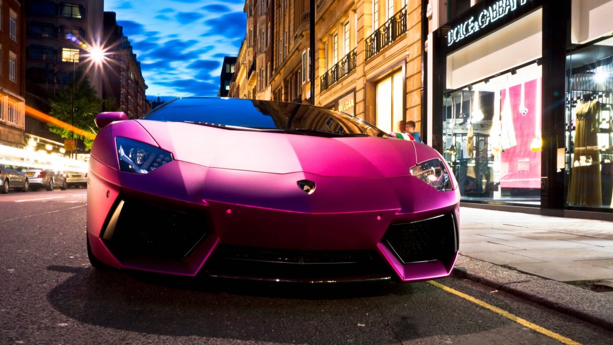Lamborghini Aventador lp700-4 красный
