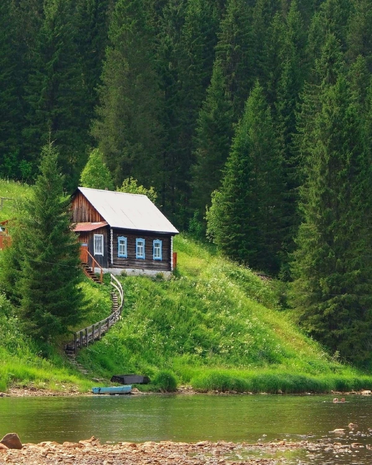 Глэмпинг горы реки Усьва