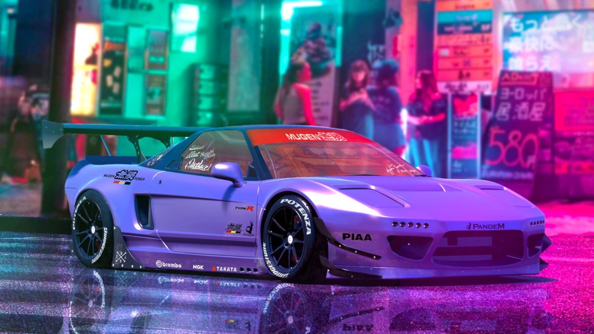 Honda NSX 1990 дрифт