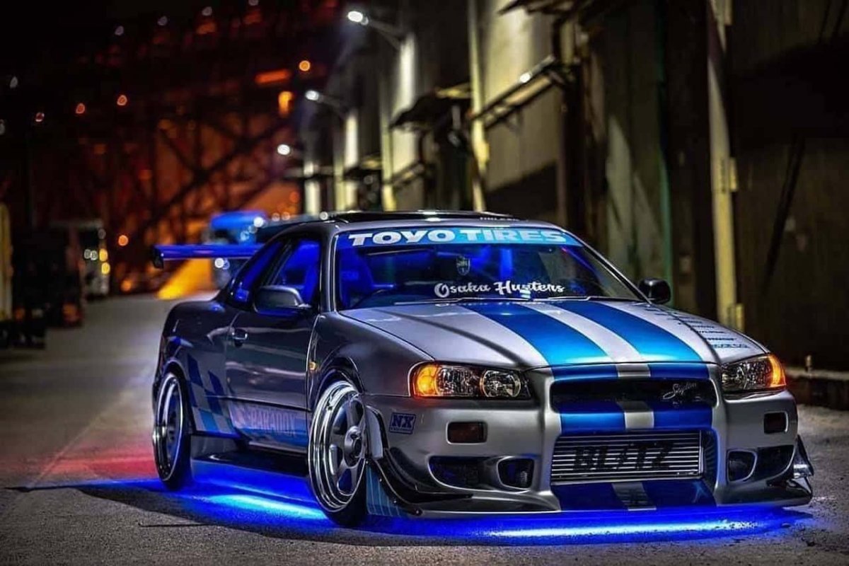 Nissan Skyline r34 gt-r Форсаж