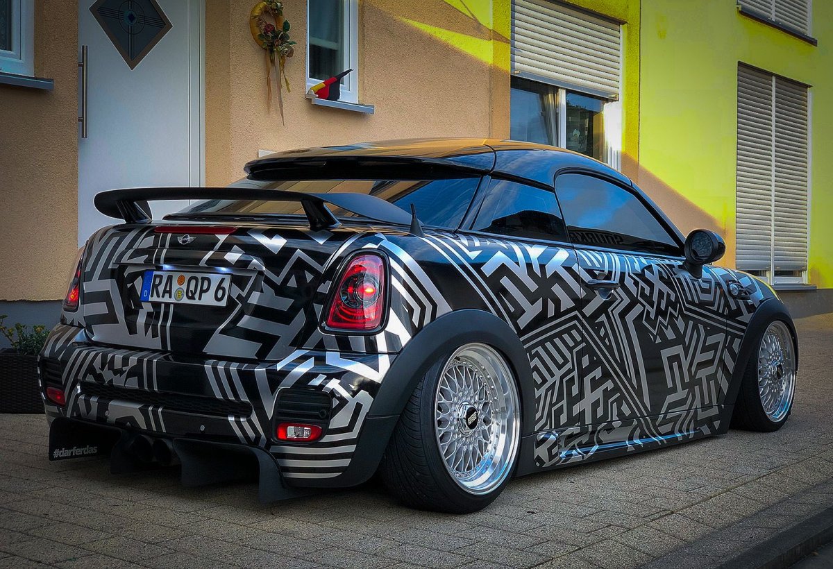Mini Cooper камуфляж