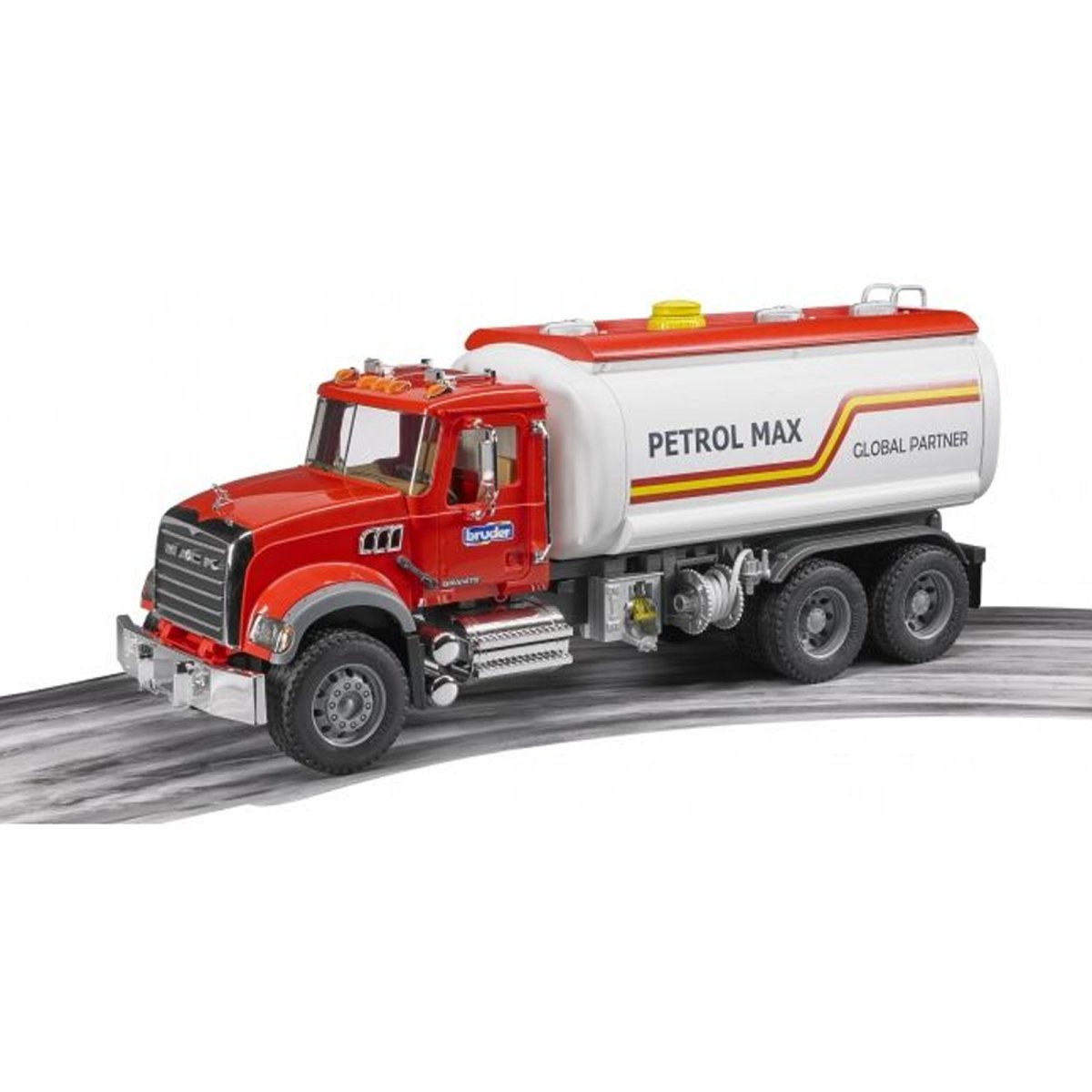 Автоцистерна Bruder Mack (02-827) бензовоз 1:16